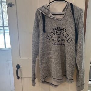 Gray Martha's Vineyard Women's Hoodie- Like New Size Large